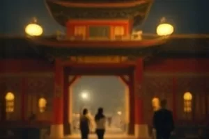 《雪落无声街》封面，被雪覆盖的无轨电车站台